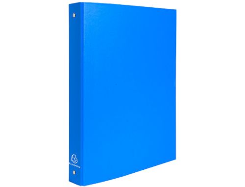 Pasta exacompta de 4 aneis 30mm redondos din a4 cartao forrado azul claro , Exacompta , 78592 , 3130630514718